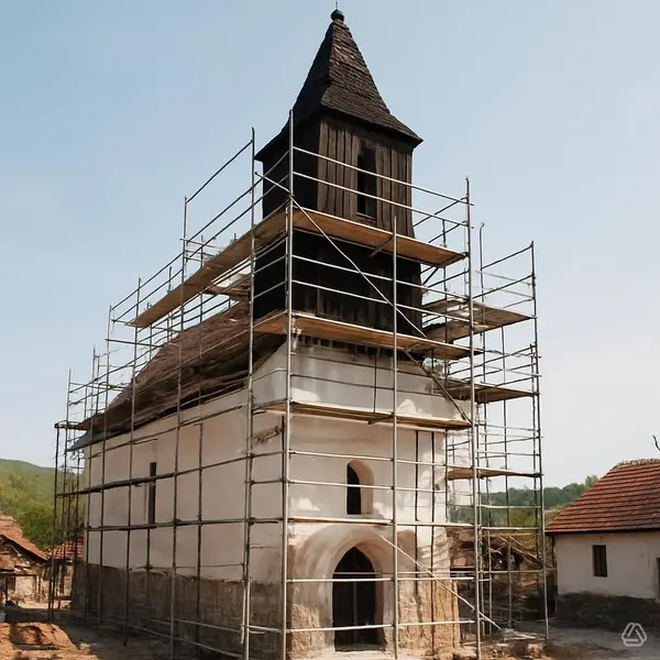 A hollókői templom felújítása során az épület eredeti karakterének megőrzése volt a legfontosabb szempont