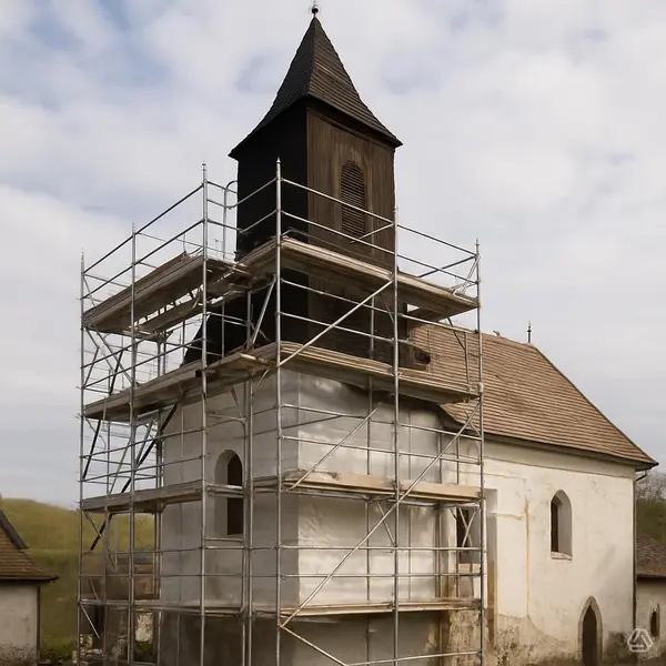 A történelmi elemek megőrzése mellett diszkrét kortárs beavatkozásokkal biztosítottuk az épület mai liturgikus és közösségi funkcióinak megfelelő működését